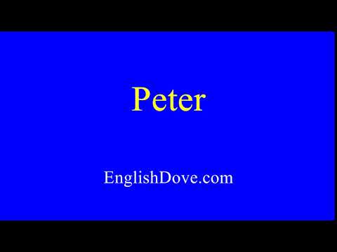 How to pronounce Peter in American English.