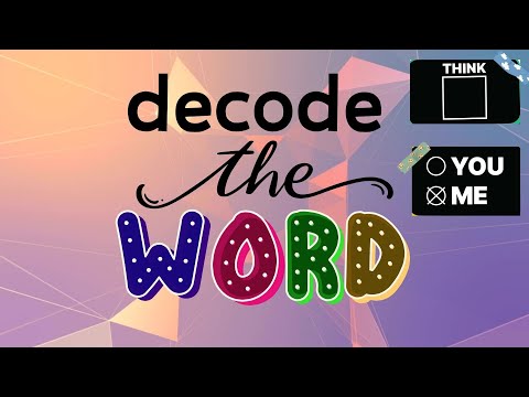 Decode the Word A Fun Ice Breaker Activity Energizer and Brain Break for Seminars and Classrooms