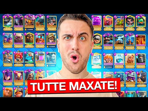 Ho MAXATO TUTTE le CARTE del Mio Account! Clash Royale ITA!