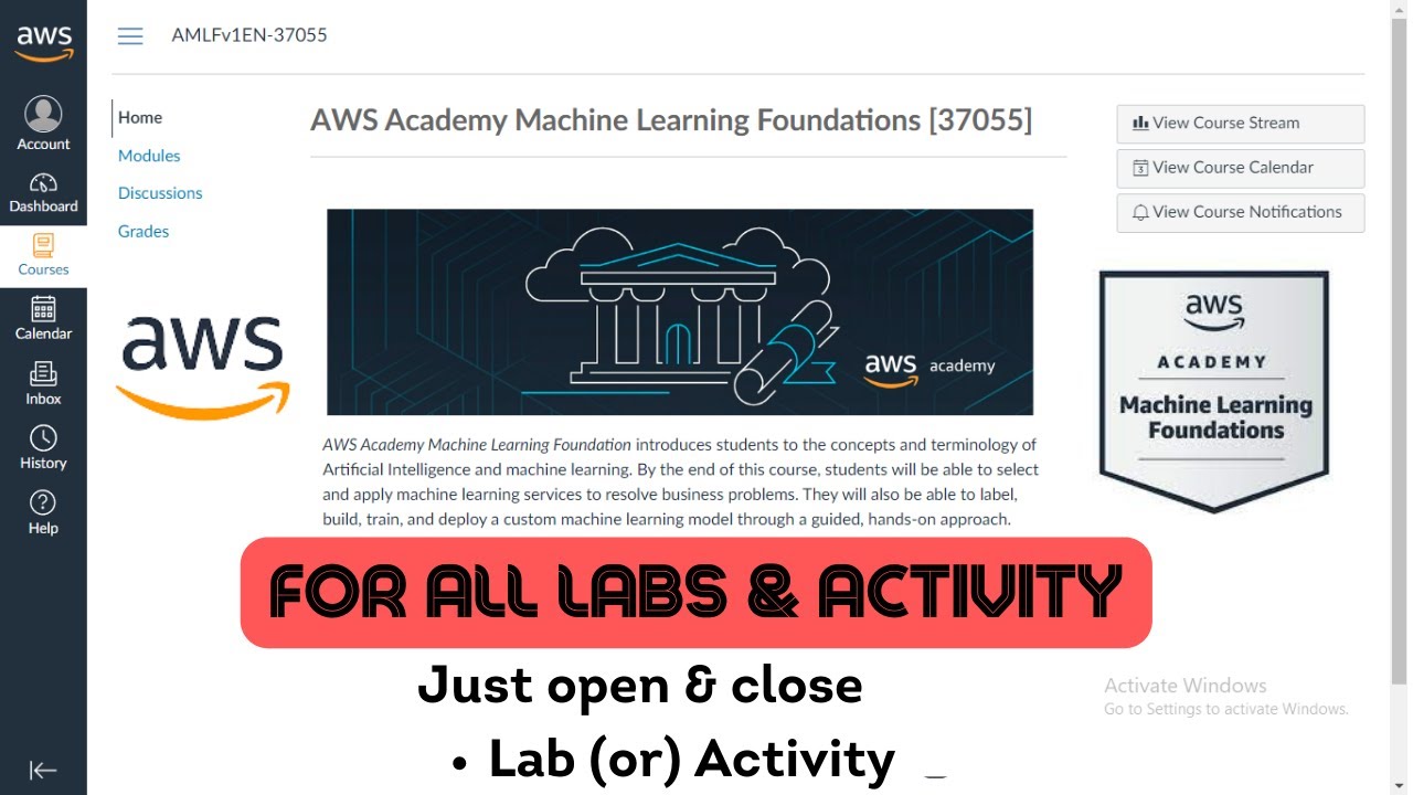 Lab 3.1 | ALL LABS & ACTIVITY | AWS Academy Machine Learning Foundations