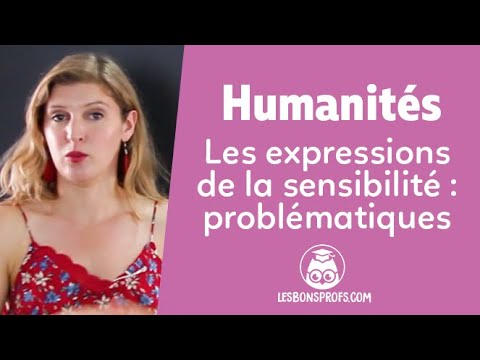 Les expressions de la sensibilité