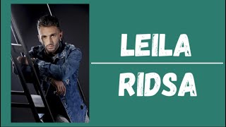 RIDSA - Leila (Paroles)