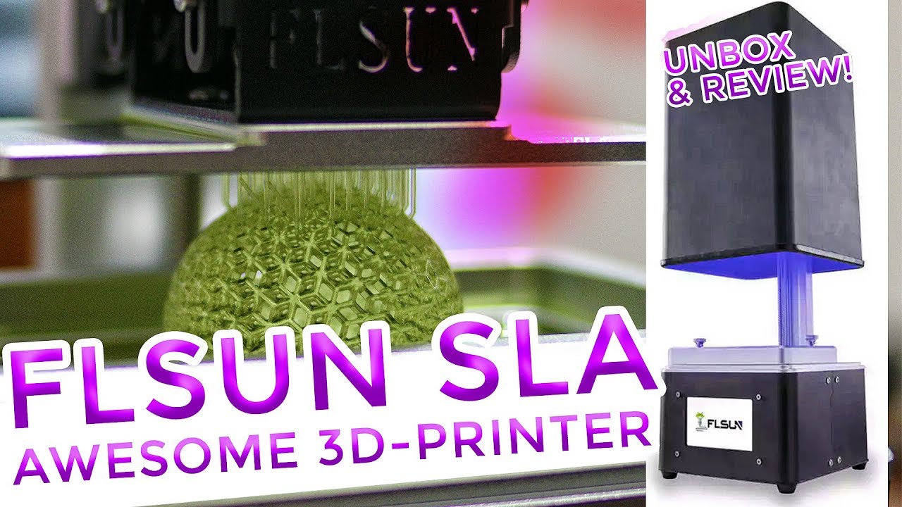 ✔ FLSUN SLA/DLP Completely AWESOME Liquid Resin 3D-Printer | Unbox & Review!