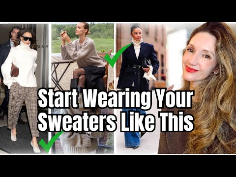 The BEST Way To Wear Sweaters With EVERYTHING in 2026!