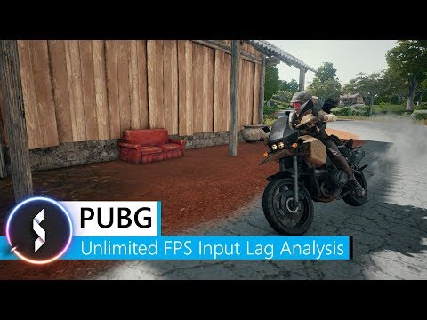 PUBG Unlimited FPS Input Lag Analysis Video