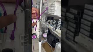 Yıkamalı (çift torba)  beslenme cihazı torba takılması