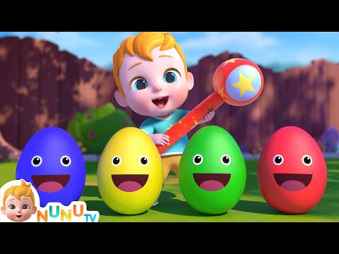 Color Egg Song | Learn Color | Nursery Rhymes & Kids Songs | NuNu Tv