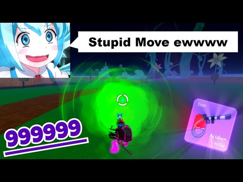 Dark + Acid is the BEST SKILL BUILD | Blox Fruits Bounty Hunting