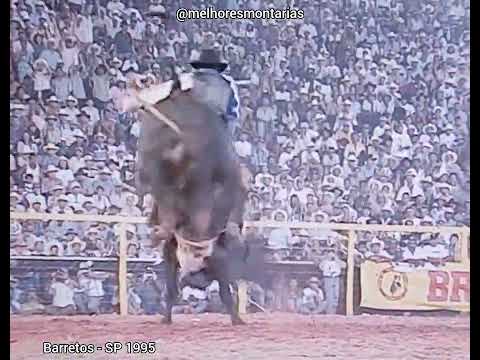 Rogério Ferreira dos Santos x Pedra 90 - Rodeio de Barretos 1995 #rodeio