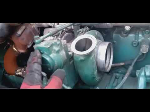 Volvo d13 how to pull turbo out.