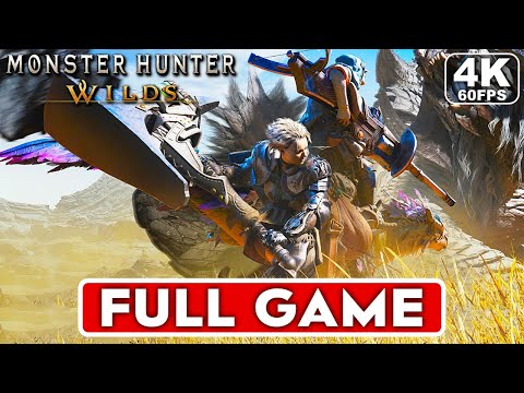 MONSTER HUNTER WILDS Gameplay Walkthrough FULL GAME [4K 60FPS PS5 PRO] - No Commentary