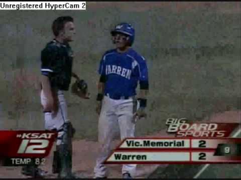 Victoria Memorial Vipers - Ryan Stuart home plate collision!