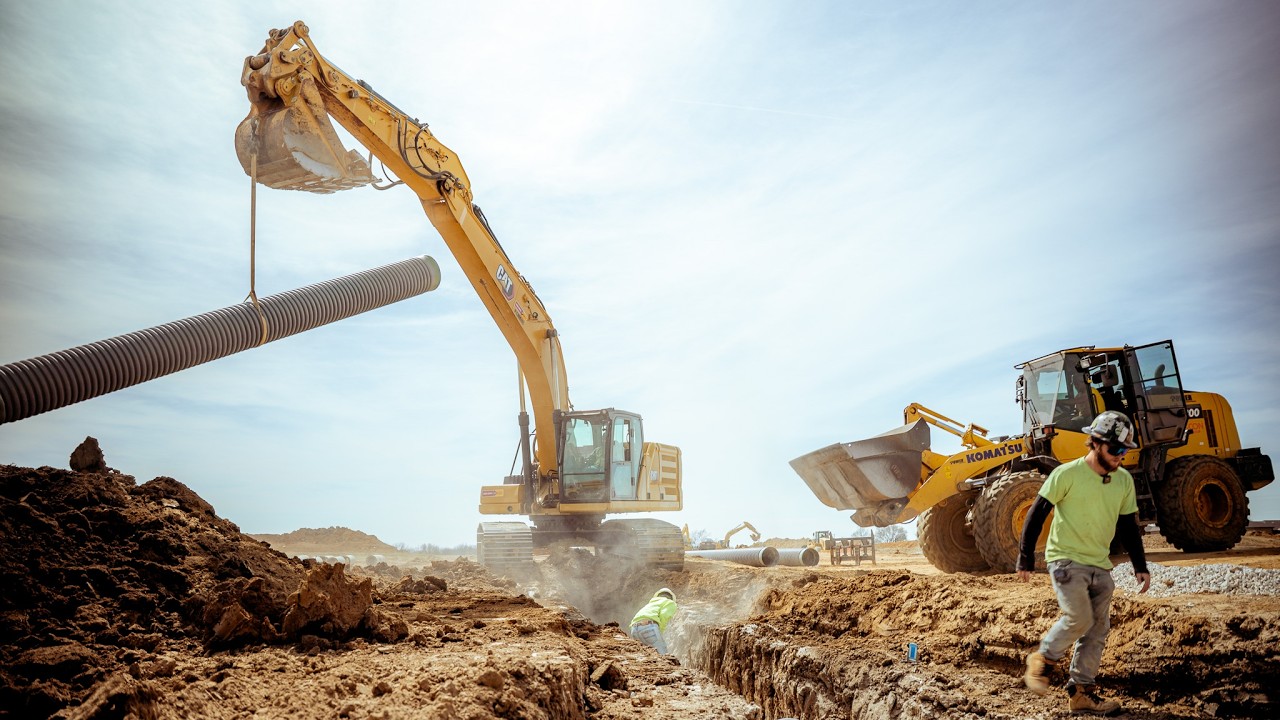 Subdivision Utility Install | 3000 Feet of Storm Drain