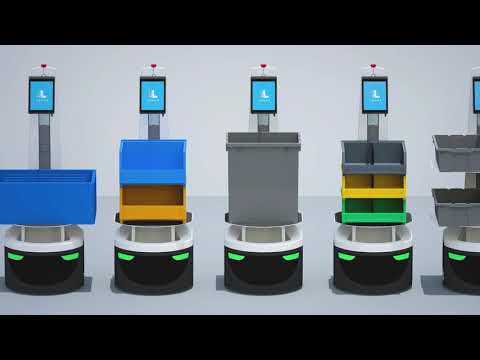 Efficient Robotic Assembly: Locus Robotics Multi-Bot System | 3D Animation | Product Video | Locus Robotics