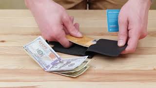 Затискач для купюр SHVIGEL 13787 із вінтажної шкіри чорний