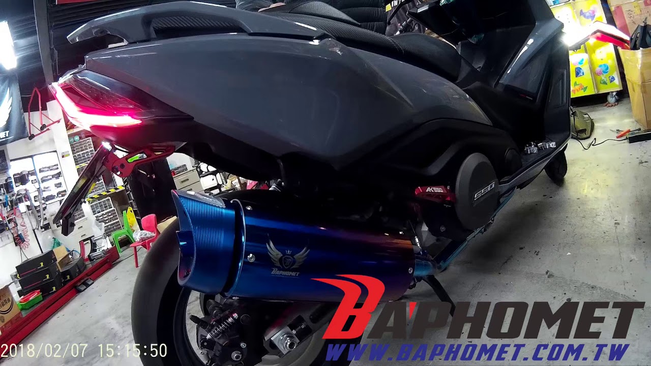 KYMCO AK550 燒鈦前段 BAPHOMET巴風特尾段