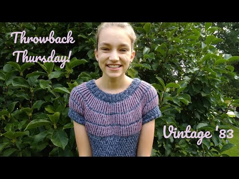 The Graceful Tangle | Throwback Thursday | Vintage '83 Sweater by Andrea Mowry