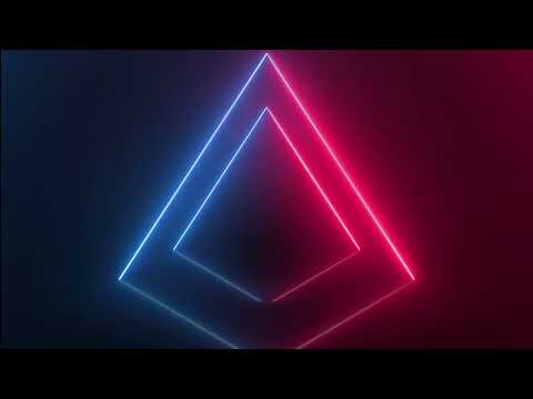 Neon lights modern animated loop background in 4K | Unwind Free Stock Video
