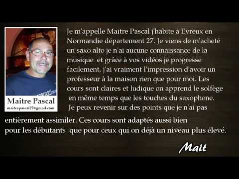 Témoignages - Cours de Clarinette Partitions Mélodie Сhansons Tuto Comment Jouer Tab Tablature