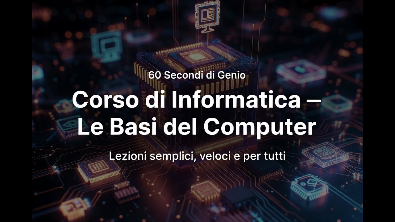 Corso Informatica #1 — Cos'è un Computer?