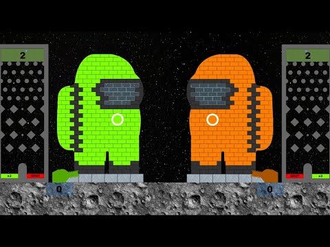 Furious Among Us Castle Destruction - Marble Race Tournament in Algodoo