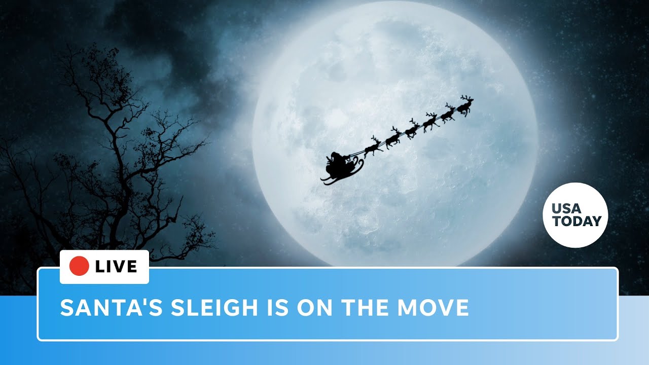 Watch live: NORAD tracking Santa's sleigh as he and Rudolph deliver Christmas gifts