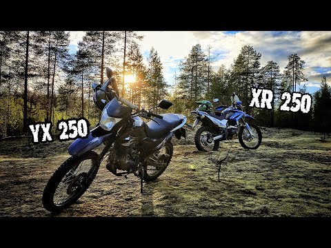 Лесной прохват на ЗИД ZID YX 250 GY-C5C & Motoland XR 250 enduro 2020