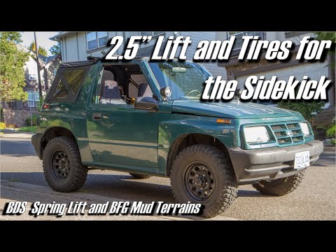 Budget Lift Done Right - BDS 2.5" Suspension Lift for the Suzuki Sidekick / Geo Tracker