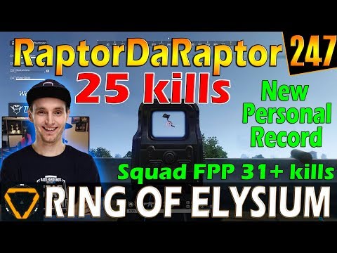 RaptorDaRaptor | 25 kills | New Personal Record | ROE (Ring of Elysium) | G247