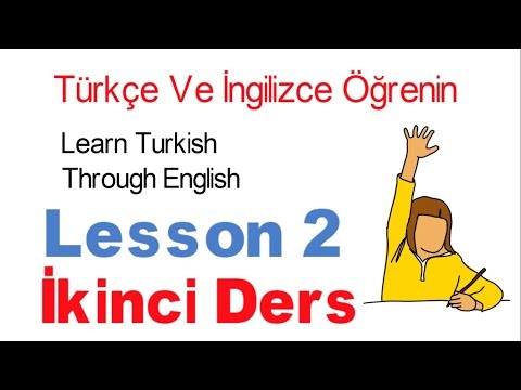 İngilizce Öğrenin İngilizce Konuşarak - 2 Dersi | Learn Turkish Lesson 2 - What is your name?