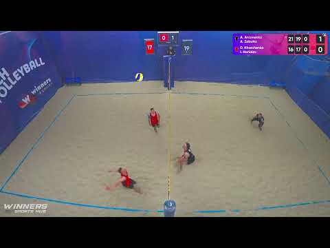 19:20 A. Antonenko / A. Zabuha - D. Kharchenko / I. Horiaiev 23.06.2022 | Winners Beach Volleyball