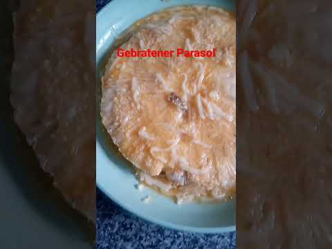 Unglaublich lecker! Gebratener Parasol - eine Pilzspezialität 😋💕