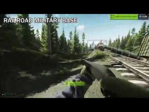 Railroad to Military Base Exit Location (Customs) With Map in Escape From Tarkov