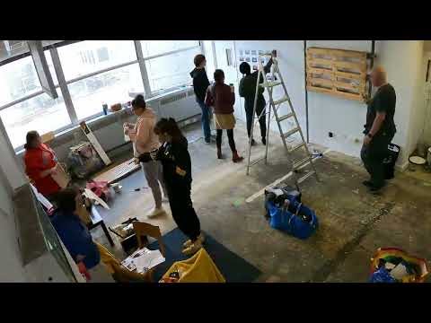 Timelapse of Exhibition hanging at Eagleworks Wolverhampton, Level 5 Photography Student Show