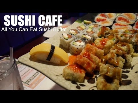 Sushi Cafe All You Can Eat Sushi Vlog🍣