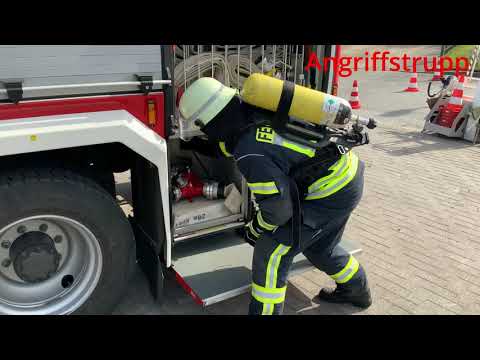 Feuerwehr - Aufbau einer Wasserversorgung