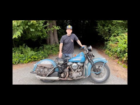 1948 EL Harley Davidson Panhead Amazing Original Bike AMCA / Block Plane Studio
