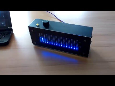 Frank's miniature speaker with spectrum analyzer