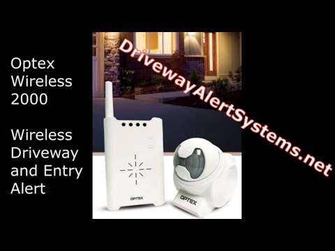 Optex Driveway Alert System RCTD-20U | Wireless 2000 Driveway Alarm System Review (demo)