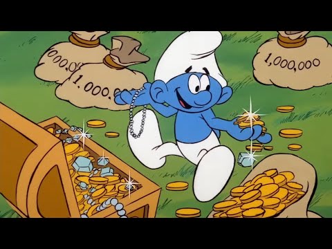 A tree where money grows! 💰🌳 • The Smurfs • Fun Cartoons For Kids