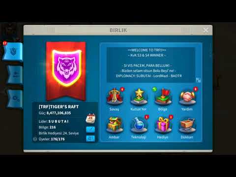 TRF vs V163 Osiris Ligi İlk Maçımız - Rise of Kingdoms