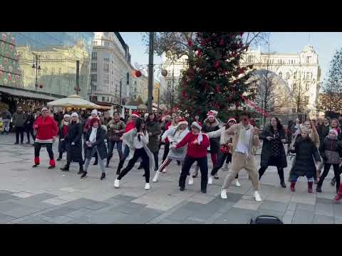 Last Christmas (Bachata Version) Rodrigo Ace ZUMBA FLASHMOB IN BUDAPEST
