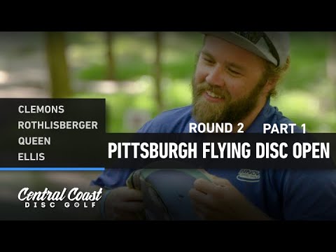 2020 Pittsburgh Flying Disc Open - Round 2 Part 1 - Clemons, Rothlisberger, Queen, Ellis