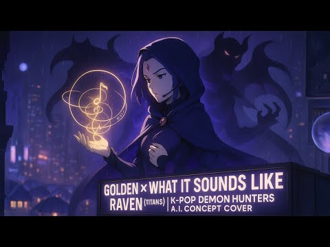 Golden × What It Sounds Like – Raven (Teen Titans) | K-Pop Demon Hunters A.I. Concept Cover