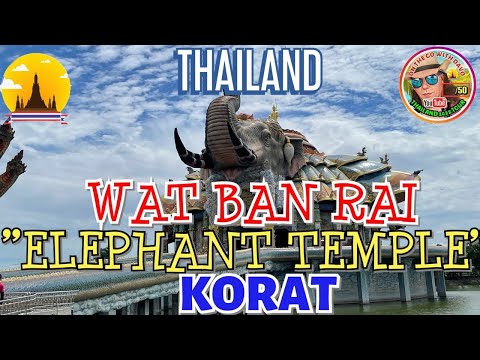 INCRÍVEL TAILÂNDIA-Wat Ban Rai-O Templo do Elefante |Tailândia!Templo Ancestral Longbakun Daishi (Diário)