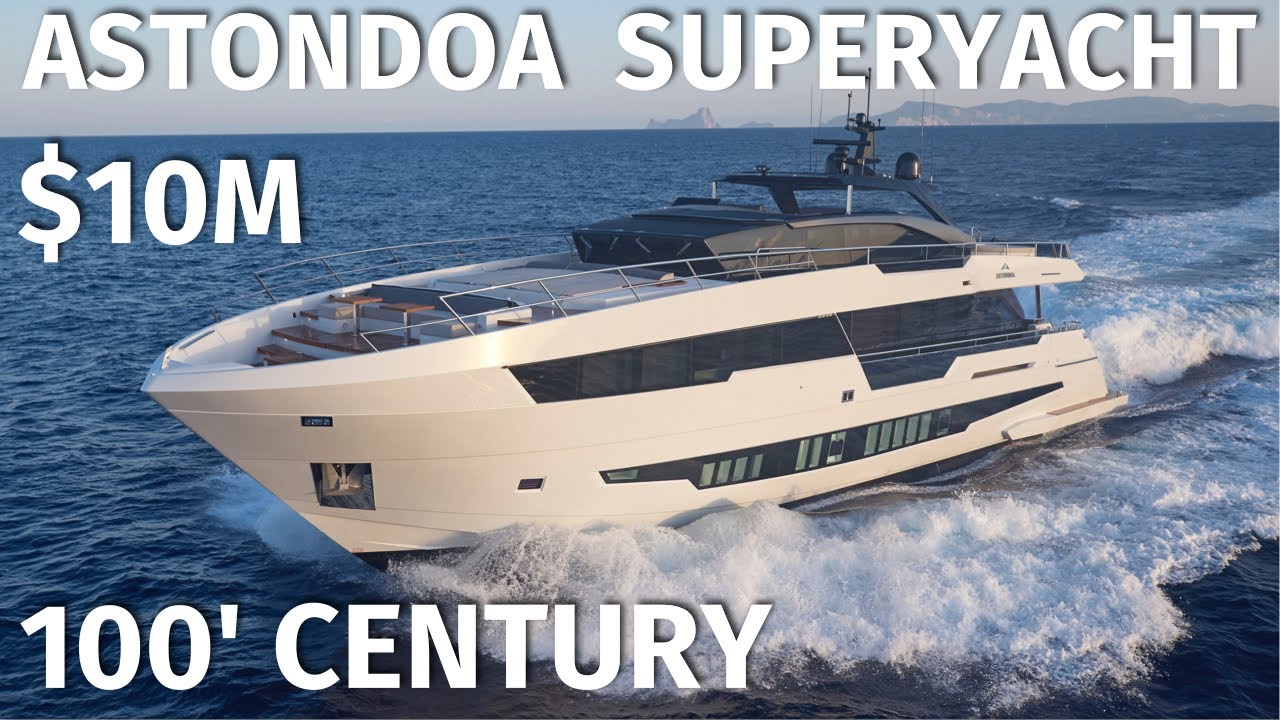 Astondoa 100' Century SuperYacht Walkthrough Yacht with SPECS /Outtakes at the End