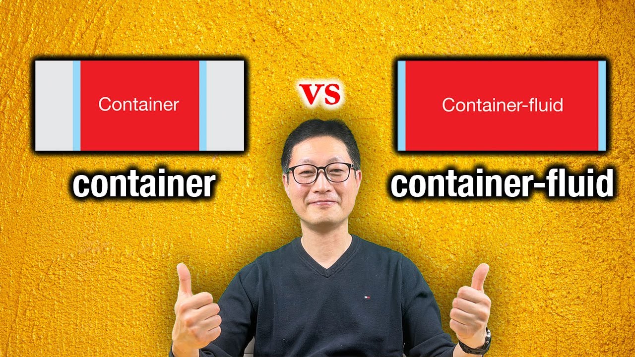 container vs container-fluid in Bootstrap with Adobe Dreamweaver