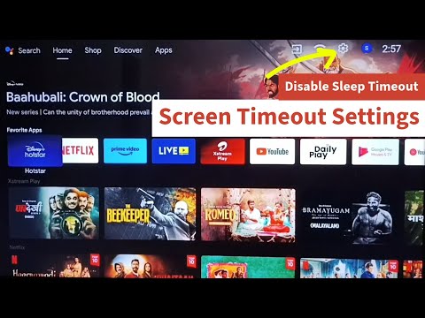 All Google TV | How to Disable Screen Timeout | Sleep Timeout