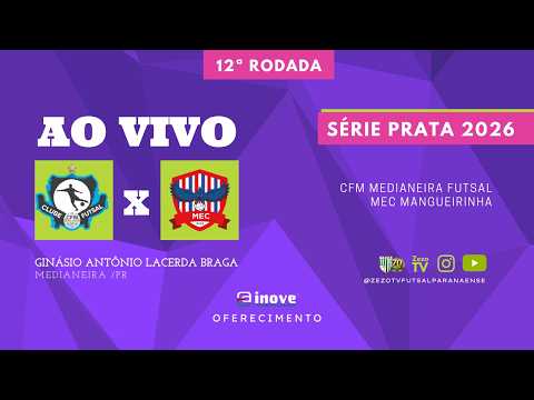 AO VIVO | MEDIANEIRA X MANGUEIRINHA – Série Prata PR ⚽ #futsalaovivo  #futsalpr  #serieprata