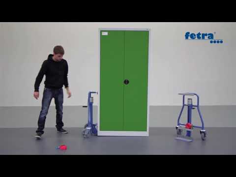 Fetra Möbelhubroller-Set Vollgummi 600kg Tragkraft-youtube_img